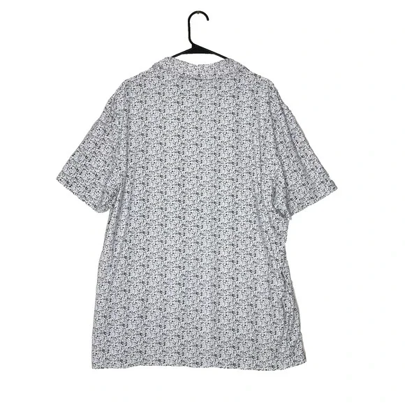 Ibkul Polo Shirt Mens XL Static Print Golf Performance UPF50+ Stretch Sport - Picture 2 of 6